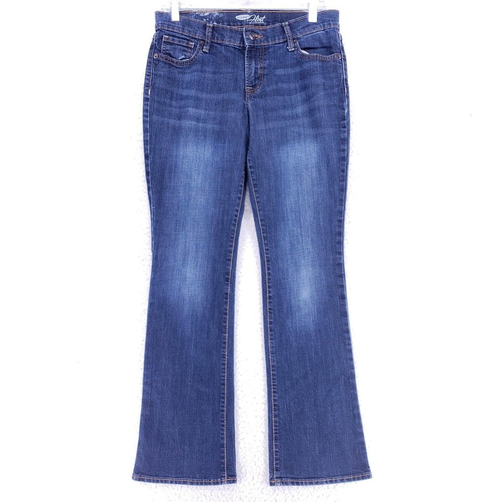 Old Navy Jeans Womens Size 6 R Blue Denim Straight Stretch Mid Rise VTG Skinny